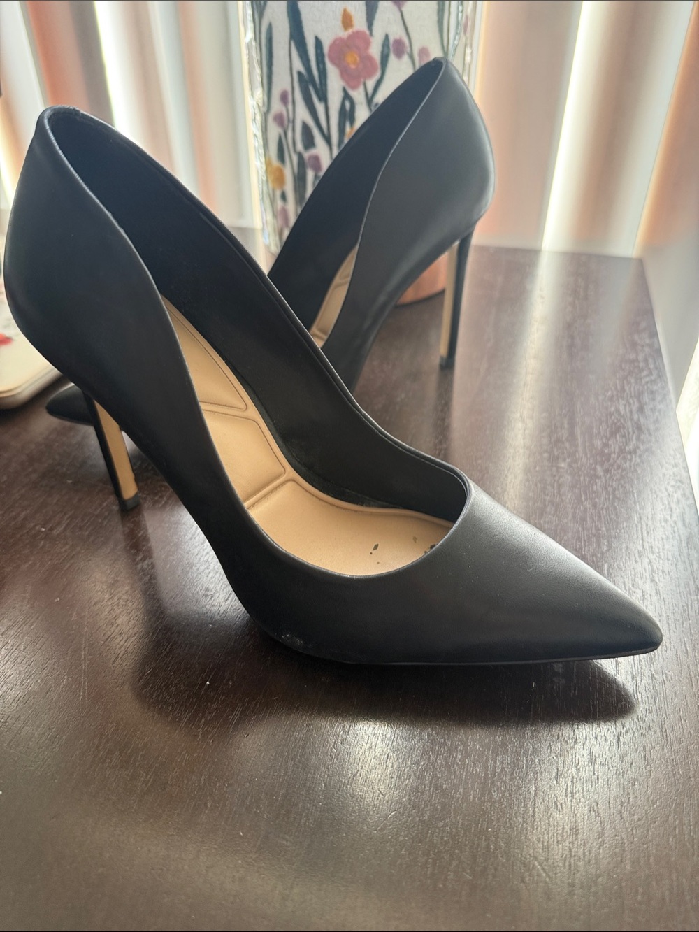 Aldo Classic Black Pointed-Toe Stiletto Pumps - Women's Dress Heels